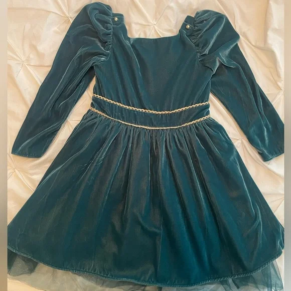 Janie and Jack | Dresses | Frozen Green Velvet Dress With Puff Sleeves | Poshmark Janie and Jack | Dresses | Frozen Green Velvet Dress With Puff Sleeves | Poshmark